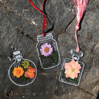 Bookmarks Pressed Dried Flowers Clear Waterproof