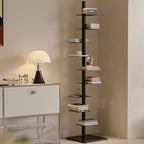Bookshelf 9-Tier Carbon Steel Space-Saving