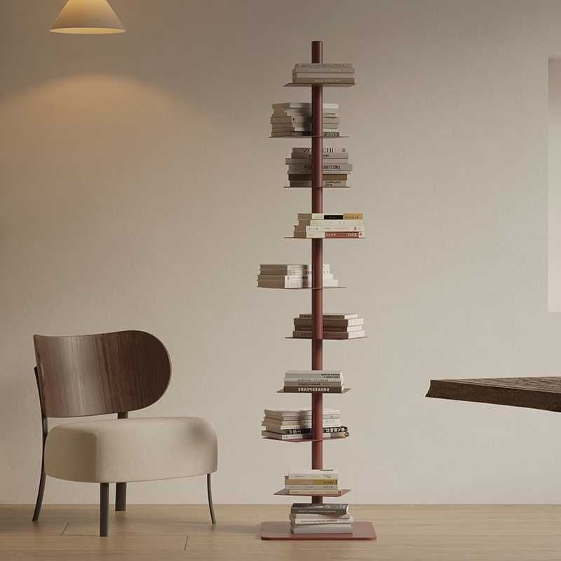 Bookshelf 9-Tier Carbon Steel Space-Saving