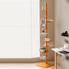 Bookshelf 9-Tier Carbon Steel Space-Saving