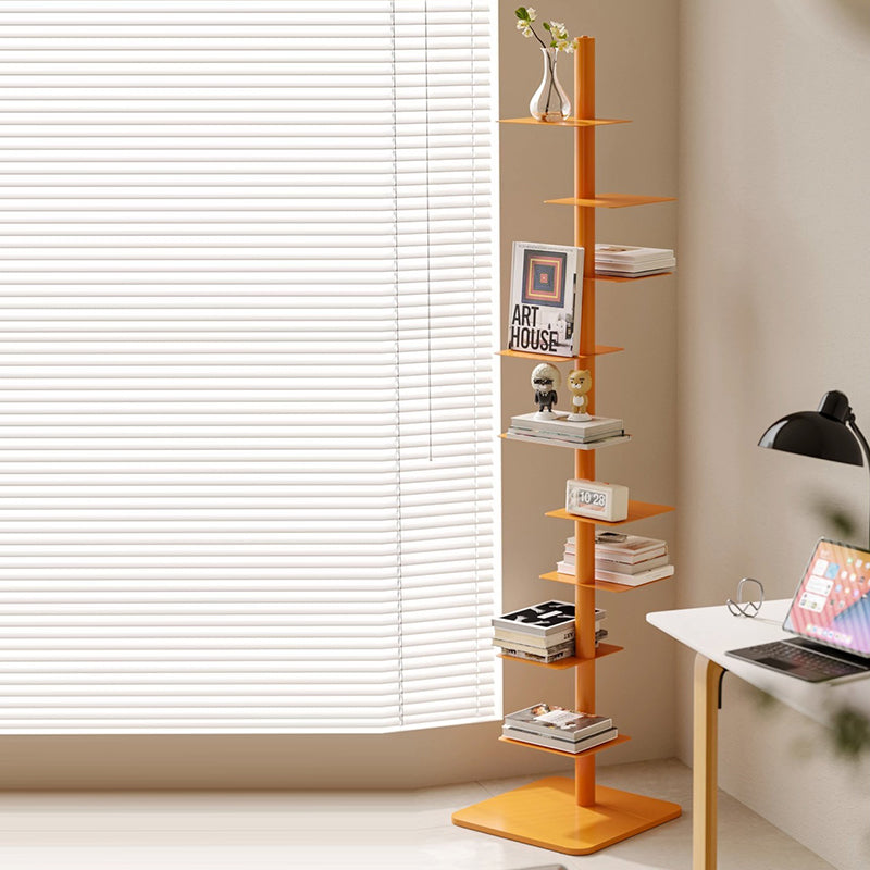 Bookshelf 9-Tier Carbon Steel Space-Saving