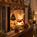 Bookshelf Lamp Warm LED Christmas Character Design