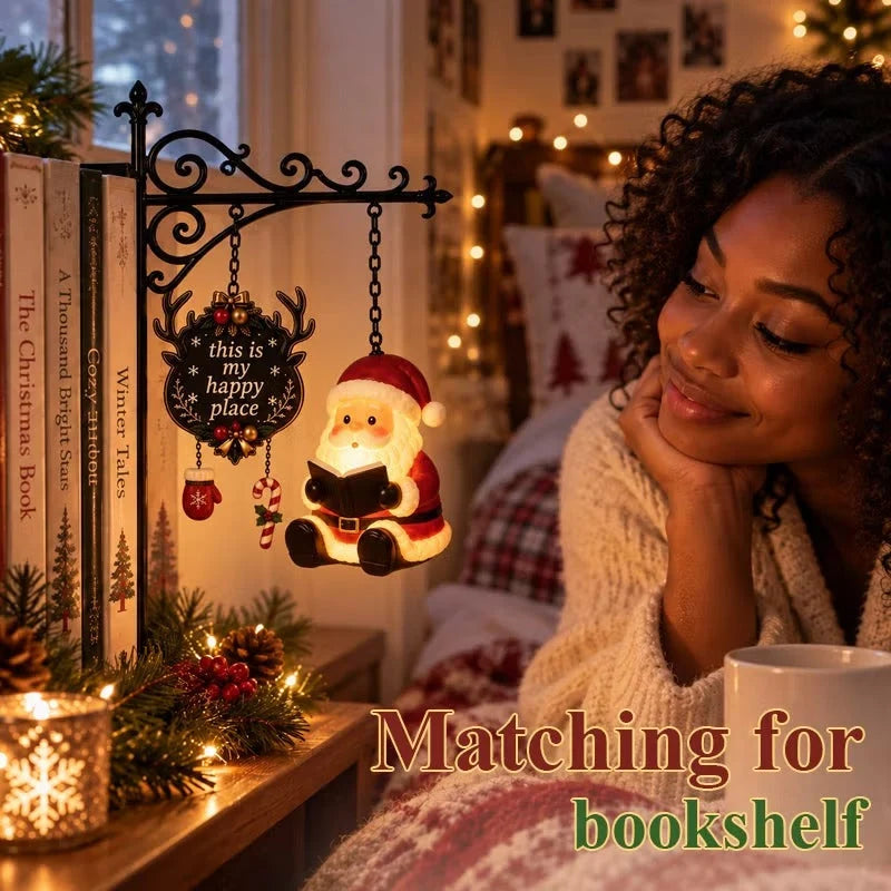 Bookshelf Lamp Warm LED Christmas Character Design