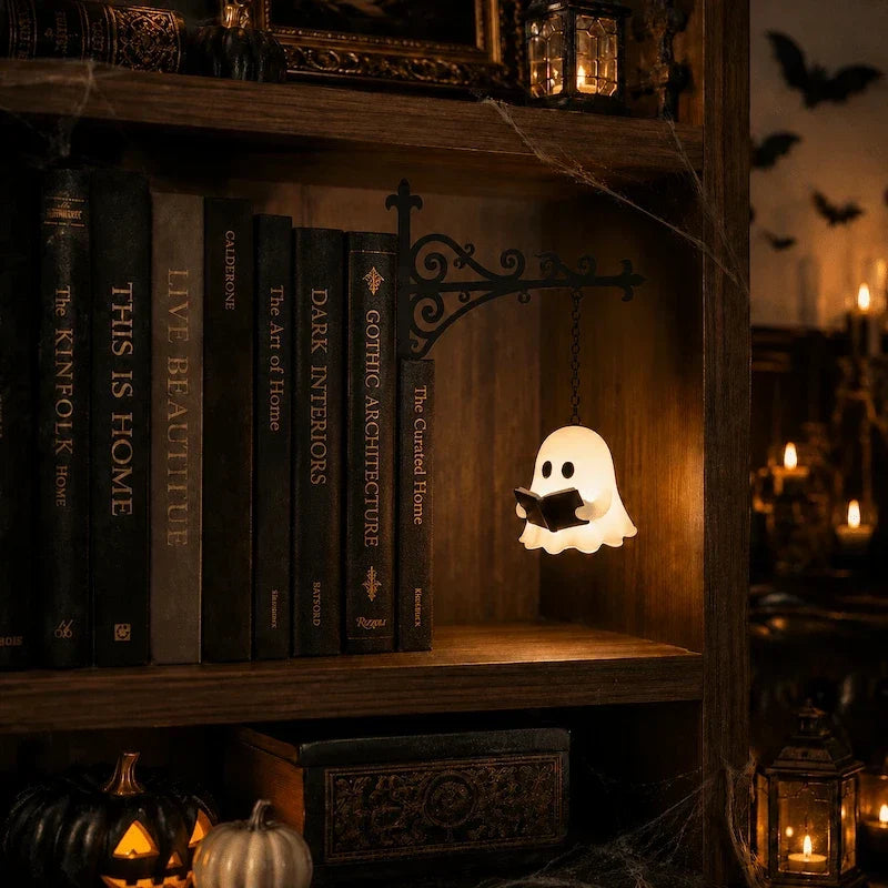 Bookshelf Light Cordless Wrought Iron Warm White