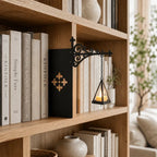 Bookshelf Light Cordless Wrought Iron Warm White