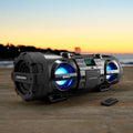 Boombox 60W Dual Subwoofers Bluetooth CD Player