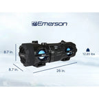 Boombox 60W Dual Subwoofers Bluetooth CD Player