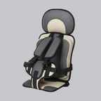 Booster Seat Foldable & Lightweight 5-Point Harness Washable Cover