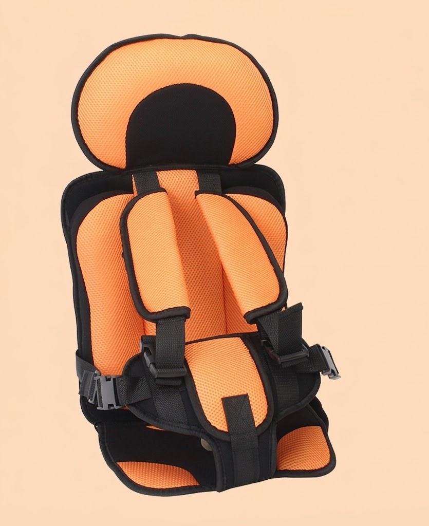 Booster Seat Foldable & Lightweight 5-Point Harness Washable Cover