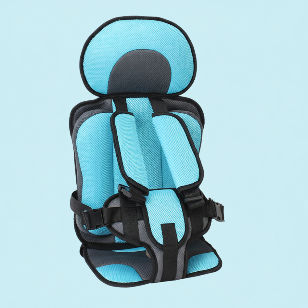 Booster Seat Foldable & Lightweight 5-Point Harness Washable Cover