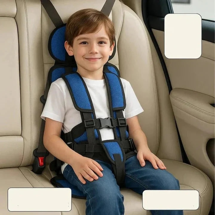 Booster Seat Foldable & Lightweight Integrated Five Point Harness