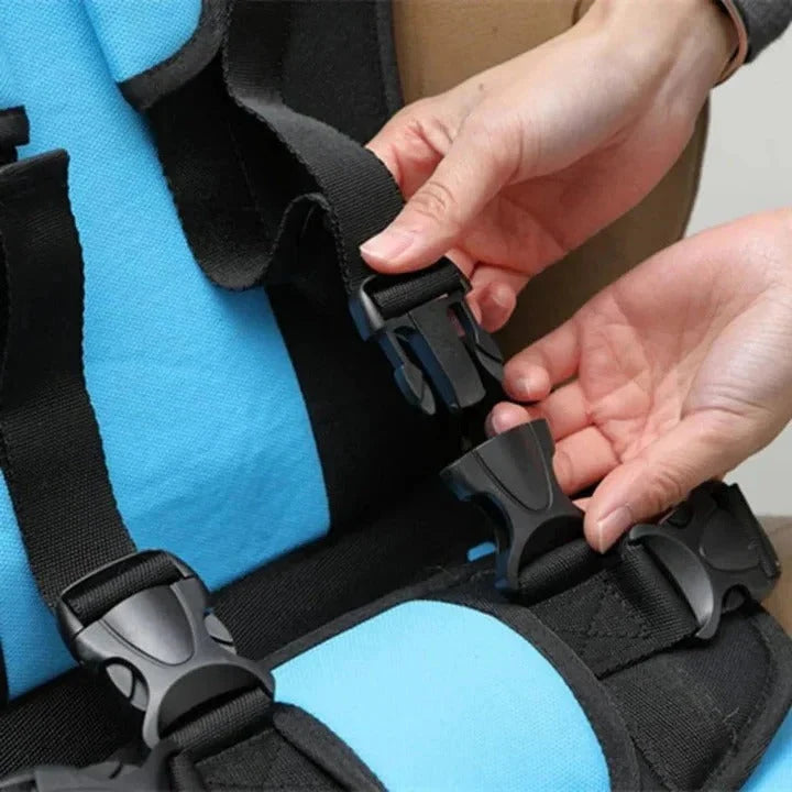 Booster Seat Foldable & Lightweight Integrated Five Point Harness