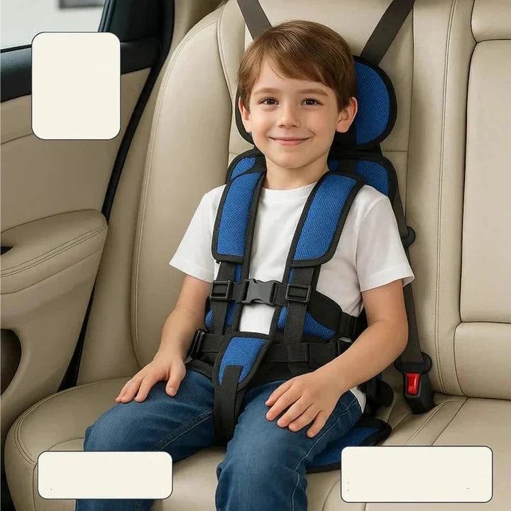 Booster Seat Foldable & Lightweight Integrated Five Point Harness