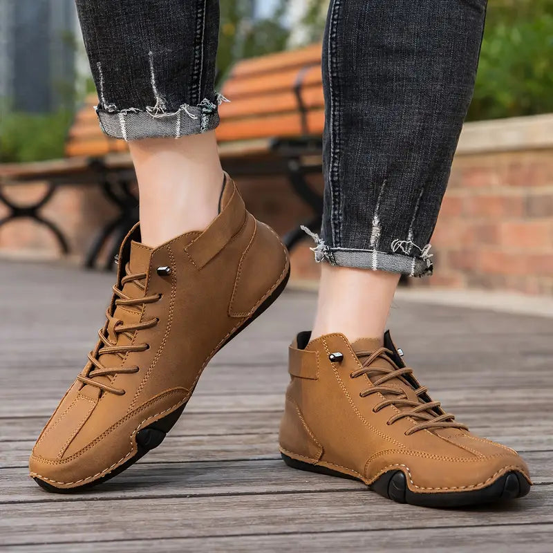 Boots High Shaft Waterproof Elastic Slip-On