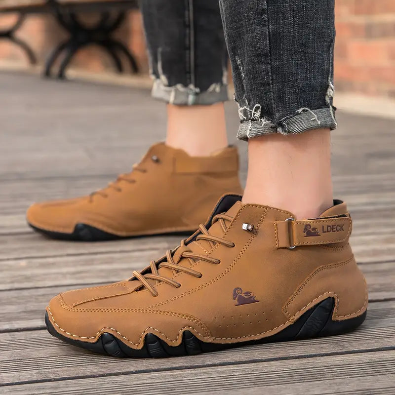 Boots High Shaft Waterproof Elastic Slip-On