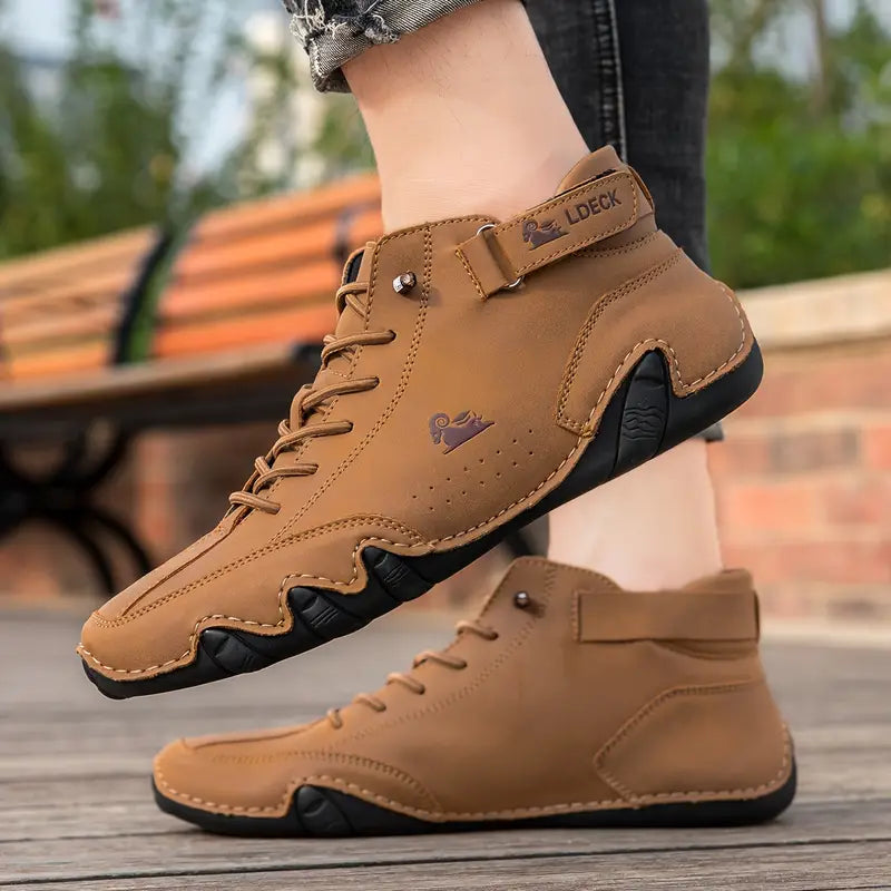 Boots High Shaft Waterproof Elastic Slip-On