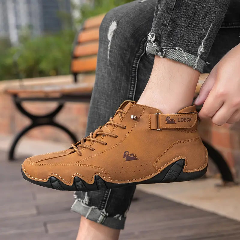 Boots High Shaft Waterproof Elastic Slip-On