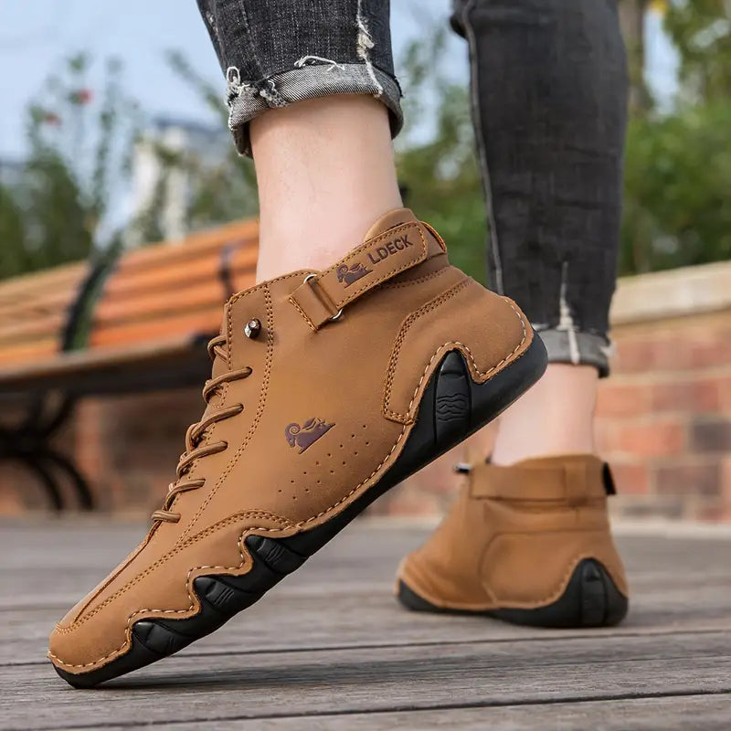 Boots High Shaft Waterproof Elastic Slip-On