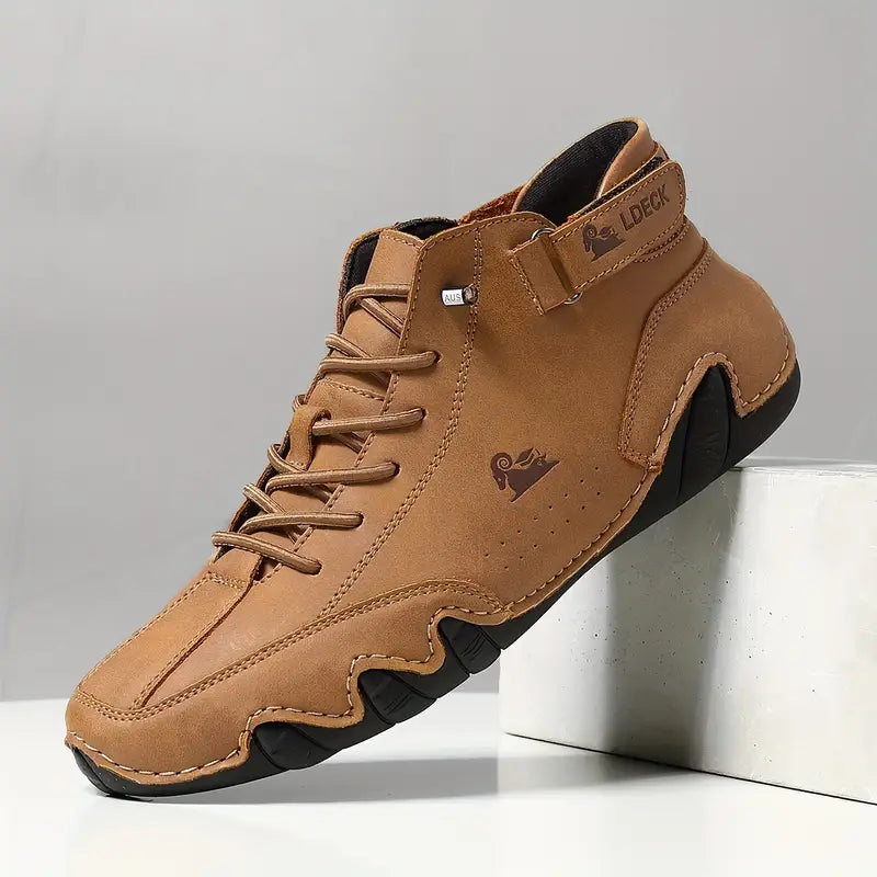 Boots High Shaft Waterproof Elastic Slip-On