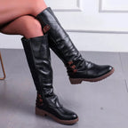 Boots Leather Wool-Lined Anti-Slip Sole