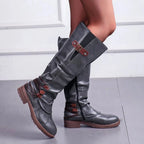 Boots Leather Wool-Lined Anti-Slip Sole