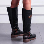 Boots Leather Wool-Lined Anti-Slip Sole
