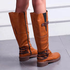 Boots Leather Wool-Lined Anti-Slip Sole