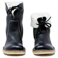 Boots Waterproof Wool-Lined Full-Grain Leather