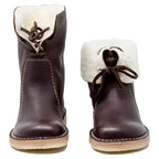 Boots Waterproof Wool-Lined Full-Grain Leather