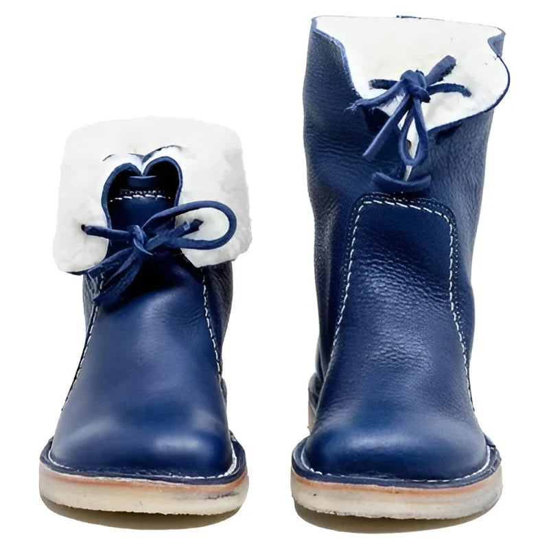 Boots Waterproof Wool-Lined Full-Grain Leather
