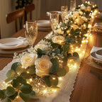 Botanical Garland Light Warm White Solar & Battery