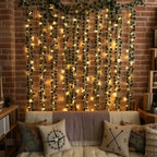 Botanical Garland Light Warm White Solar & Battery