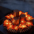 Botanical Garland Light Warm White Solar & Battery