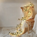 Botanical Garland Light Warm White Solar & Battery