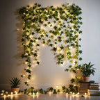 Botanical Garland Light Warm White Solar & Battery