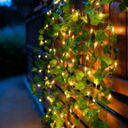 Botanical Garland Light Warm White Solar & Battery