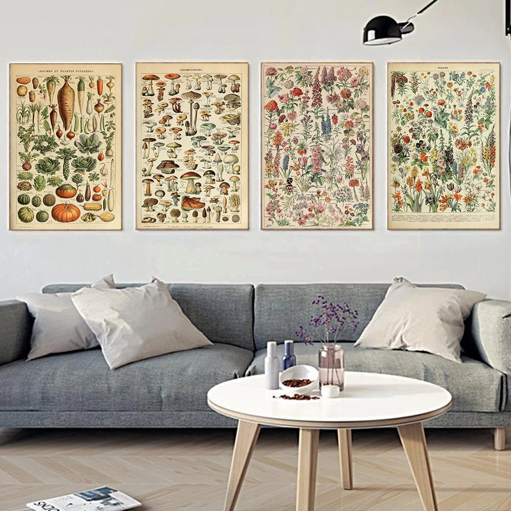 Botanical Print Classic Plant Illustrations Multiple Sizes