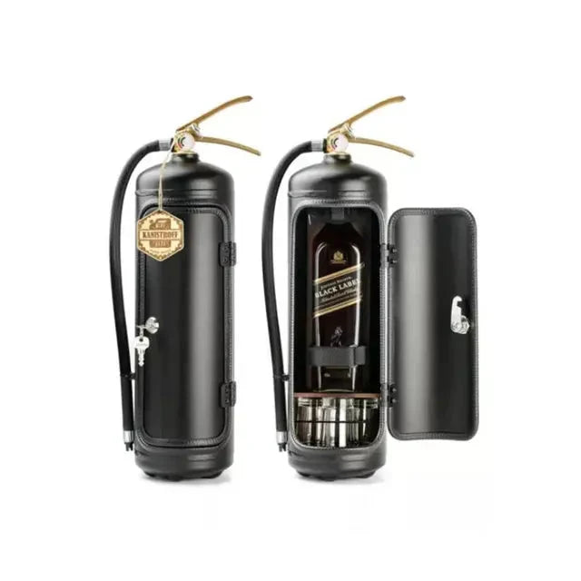 Bottle Dispenser Fire Extinguisher Design Wall-Mountable