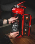 Bottle Holder Fire Extinguisher Disguise Metal Finish
