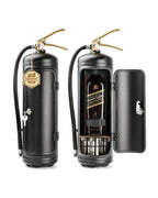 Bottle Holder Fire Extinguisher Disguise Metal Finish
