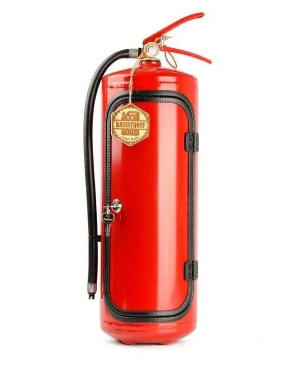 Bottle Holder Fire Extinguisher Disguise Metal Finish