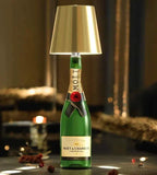 Bottle Lamp Wireless Touch-Dimmable USB-C Rechargeable Warm White