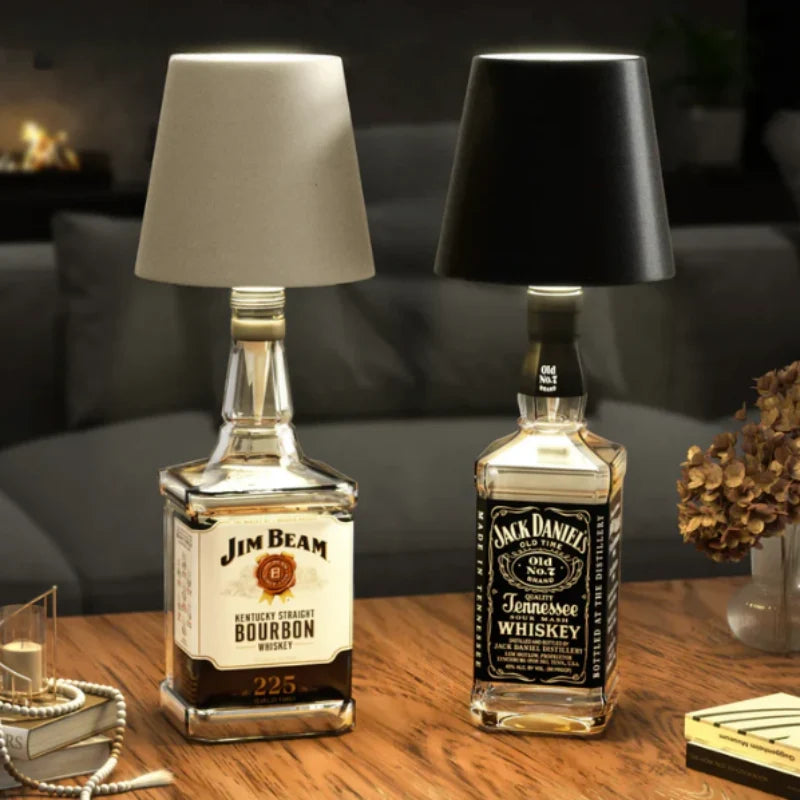 Bottle Lamp Wireless USB-C Rechargeable Touch Dimmer