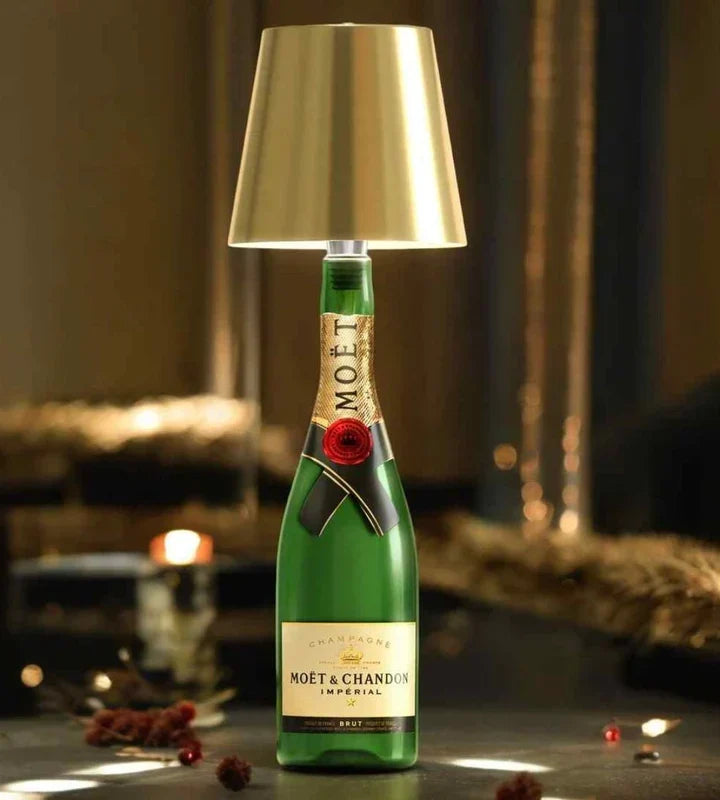 Bottle Lamp Wireless USB-C Rechargeable Touch Dimmer