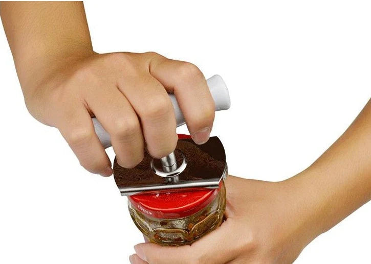 Bottle Opener Adjustable Gear & Anti-Slip Handle