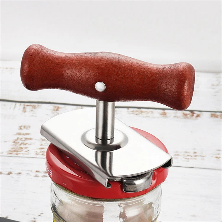 Bottle Opener Adjustable Gear & Anti-Slip Handle