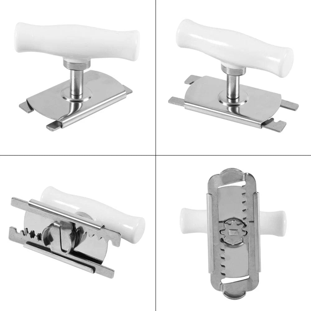 Bottle Opener Adjustable Gear & Anti-Slip Handle