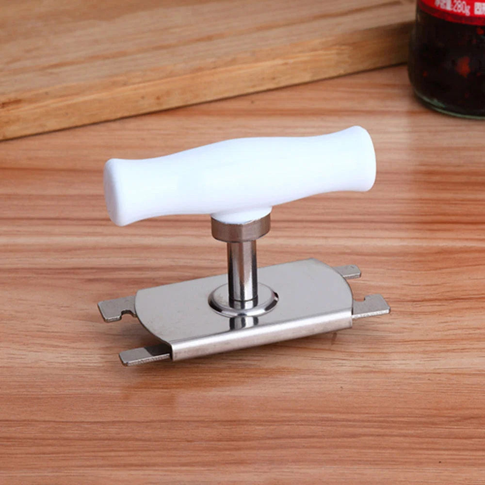 Bottle Opener Adjustable Gear & Anti-Slip Handle