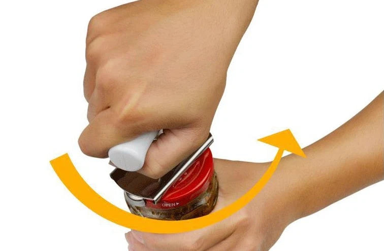 Bottle Opener Adjustable Gear & Anti-Slip Handle
