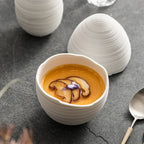 Bowl Egg-Shaped Ceramic Dishwasher Safe